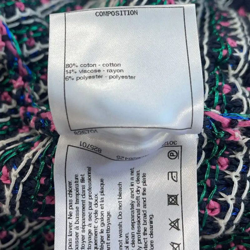 Chanel Chanel Colorful Cotton Cardigan for Women 0089 Size XS / US 0-2 / IT 36-38 - 5 Thumbnail