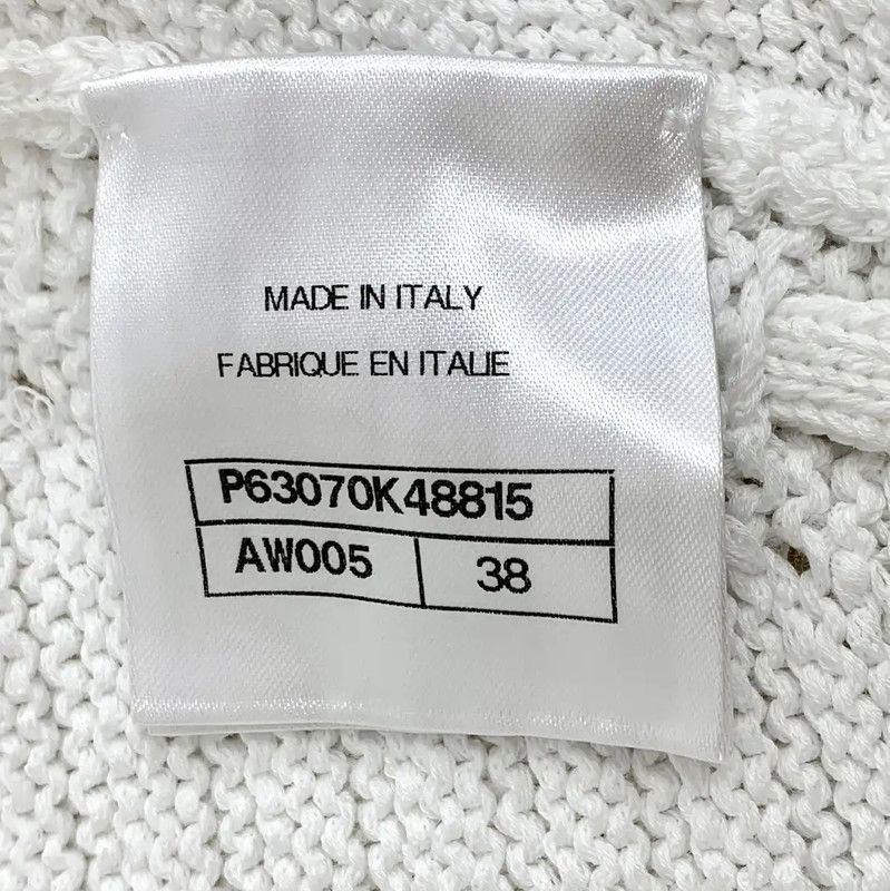 Chanel Chanel White Knitted Pullover Sweater 0089 Size S / US 4 / IT 40 - 8 Thumbnail