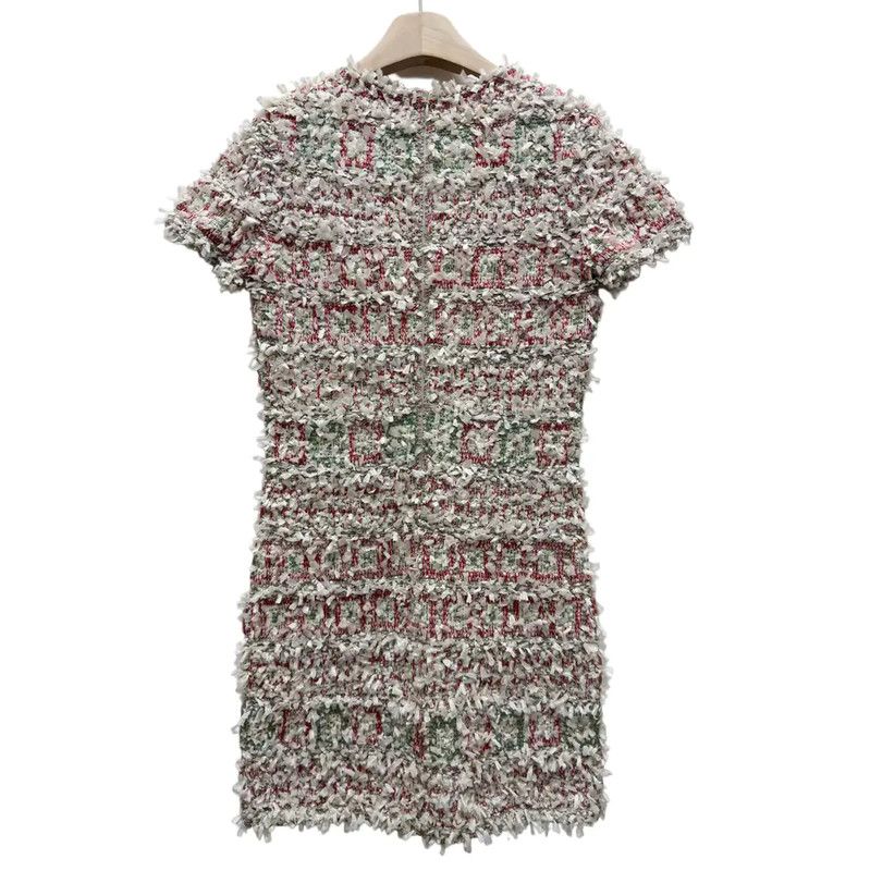 Chanel Chanel Pink Cotton Women's Dress 0089 Size XXS / US 00 / IT 34 - 2 Thumbnail