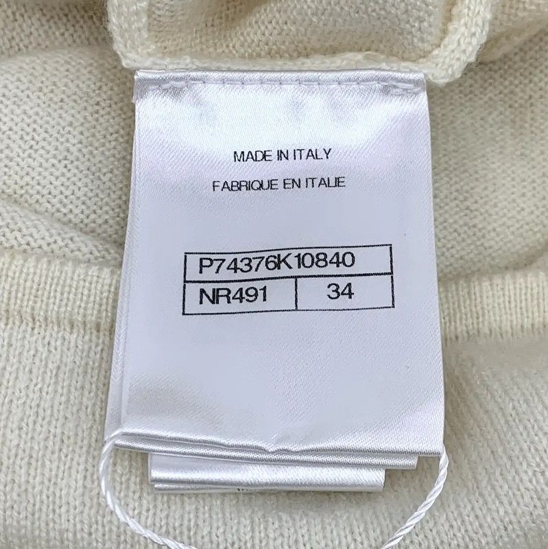 Chanel Chanel Beige Cashmere Women's Dress 0089 Size XXS / US 00 / IT 34 - 6 Thumbnail