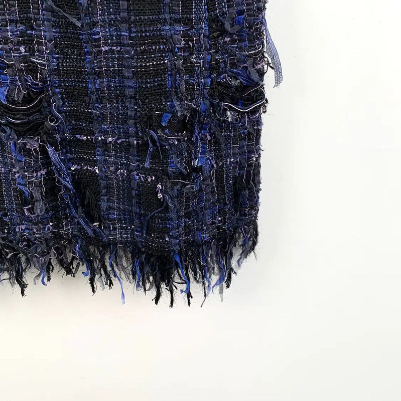 Chanel Chanel Deep Blue Cotton Women's Dress 0089 Size XS / US 0-2 / IT 36-38 - 4 Thumbnail