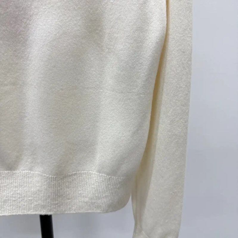Chanel Chanel Off-White Wool Pullover Sweater XS 0089 Size XS / US 0-2 / IT 36-38 - 6 Thumbnail