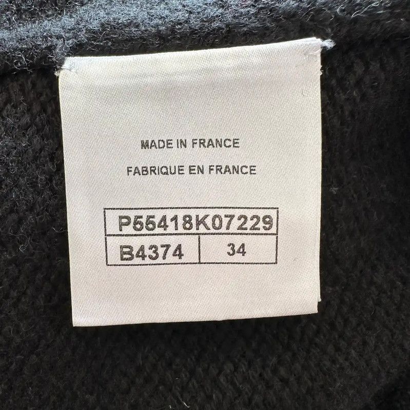 Chanel Chanel Black Wool Zip Jacket for Women 0089 Size XS / US 0-2 / IT 36-38 - 6 Thumbnail