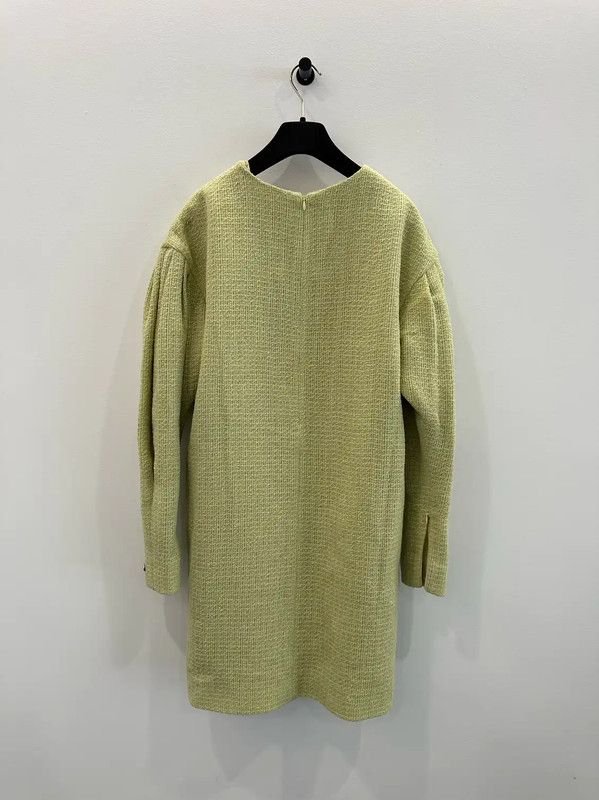 Chanel Chanel Green Wool Dress for Women 0089 Size M / US 6-8 / IT 42-44 - 2 Thumbnail
