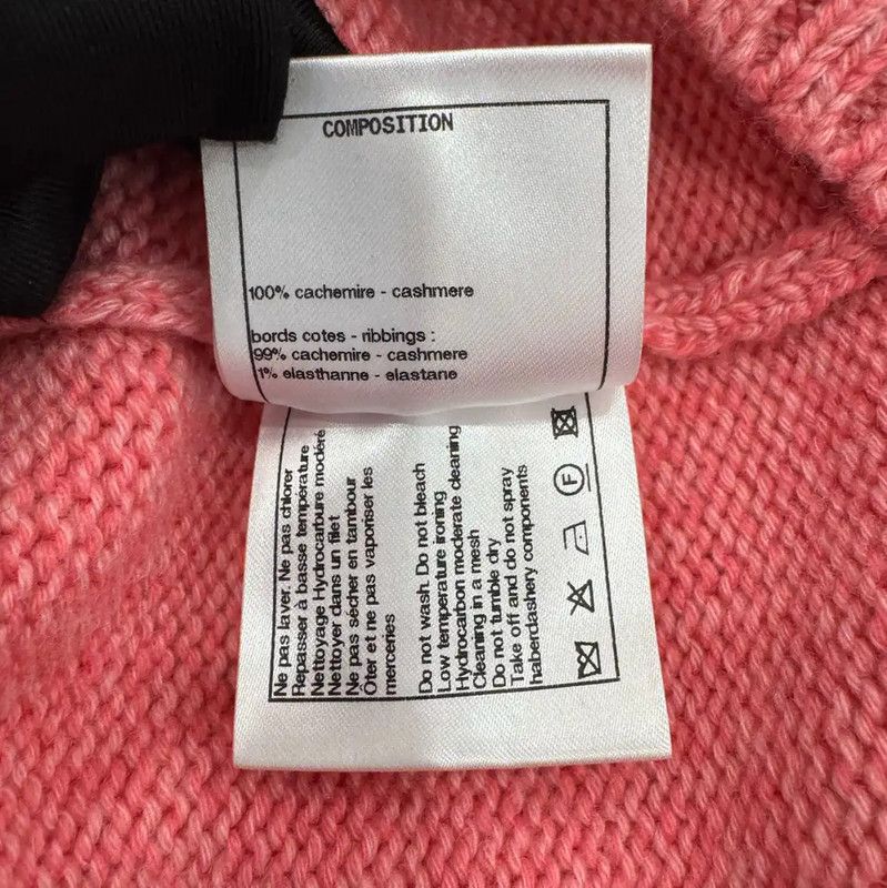 Chanel Chanel Pink Cashmere Women's Jacket 0089 Size M / US 6-8 / IT 42-44 - 8 Thumbnail