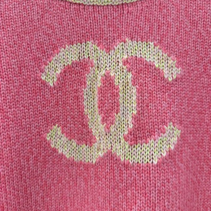 Chanel Chanel Pink Cashmere Women's Jacket 0089 Size M / US 6-8 / IT 42-44 - 4 Thumbnail