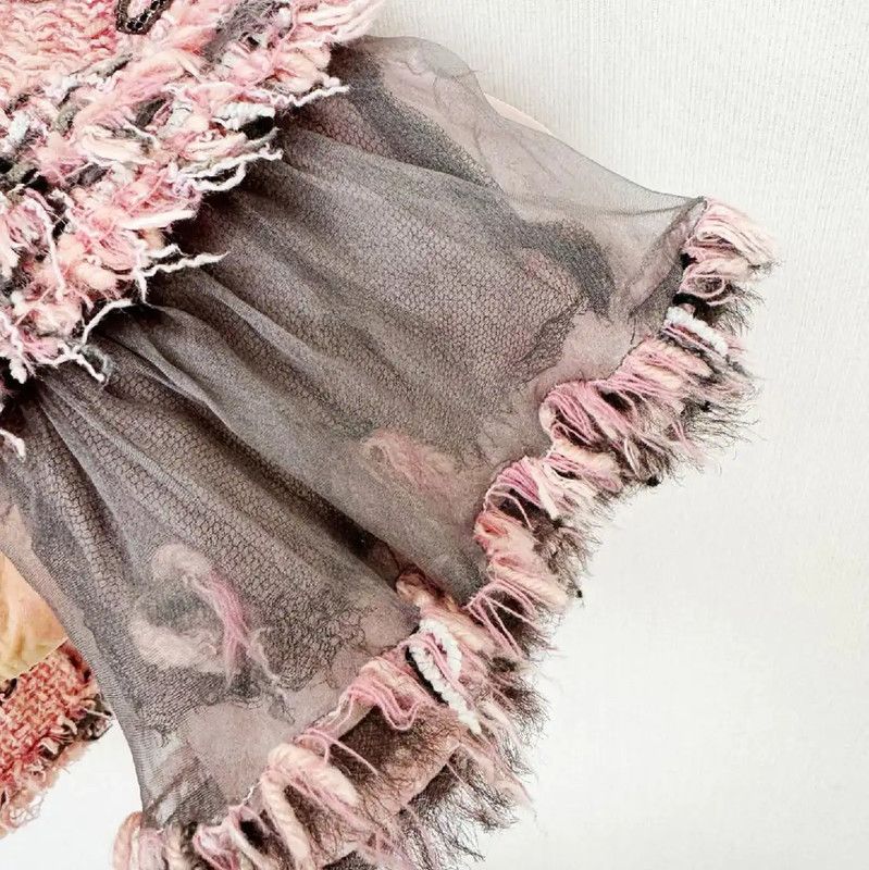 Chanel Chanel Pink Winter Coat for Women 0089 Size S / US 4 / IT 40 - 5 Thumbnail