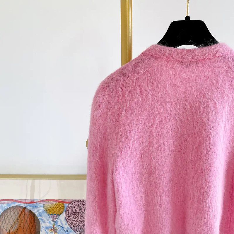 Chanel Chanel Pink Cashmere Long Sleeve Sweater For Women 0089 Size S / US 4 / IT 40 - 4 Thumbnail