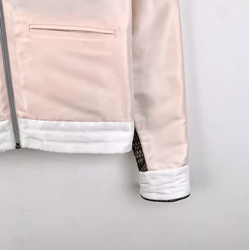Chanel Chanel Pink Polyester Women's Jacket 0089 Size S / US 4 / IT 40 - 4 Thumbnail