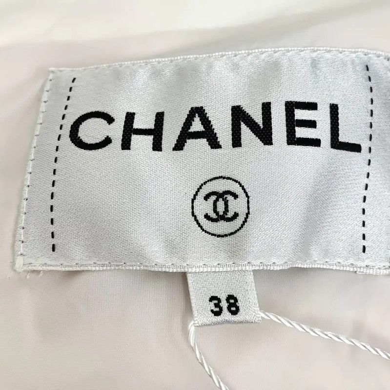 Chanel Chanel Pink Polyester Women's Jacket 0089 Size S / US 4 / IT 40 - 6 Thumbnail