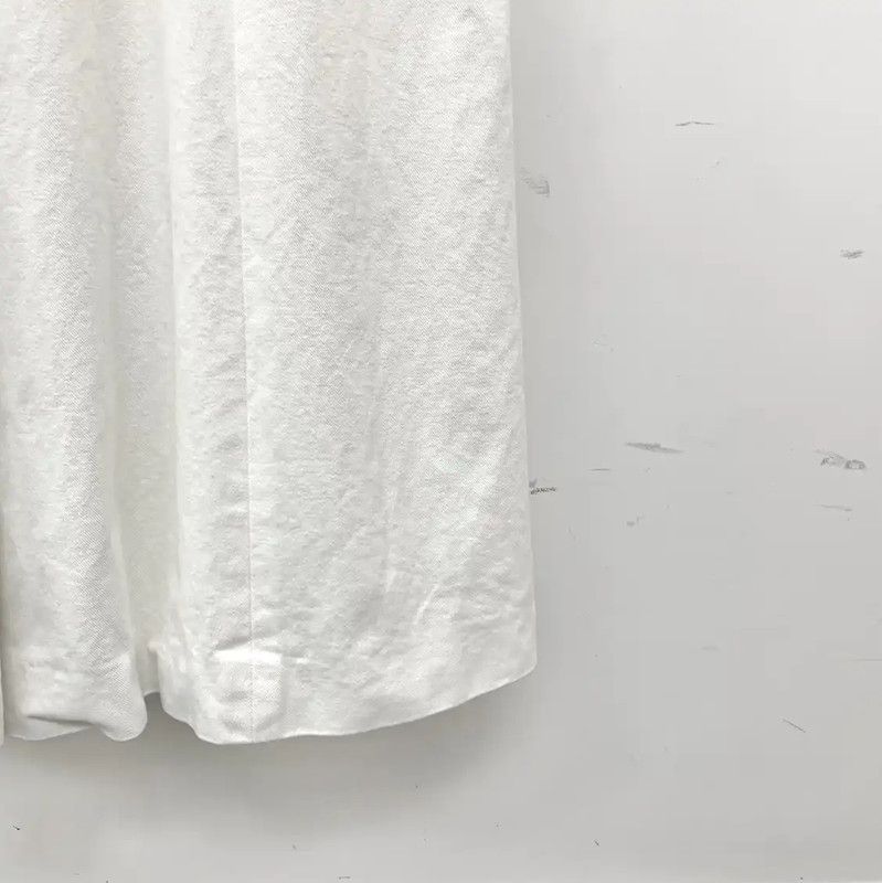 Chanel Chanel White Cotton Casual Pants for Women 0089 Size 23" - 5 Thumbnail