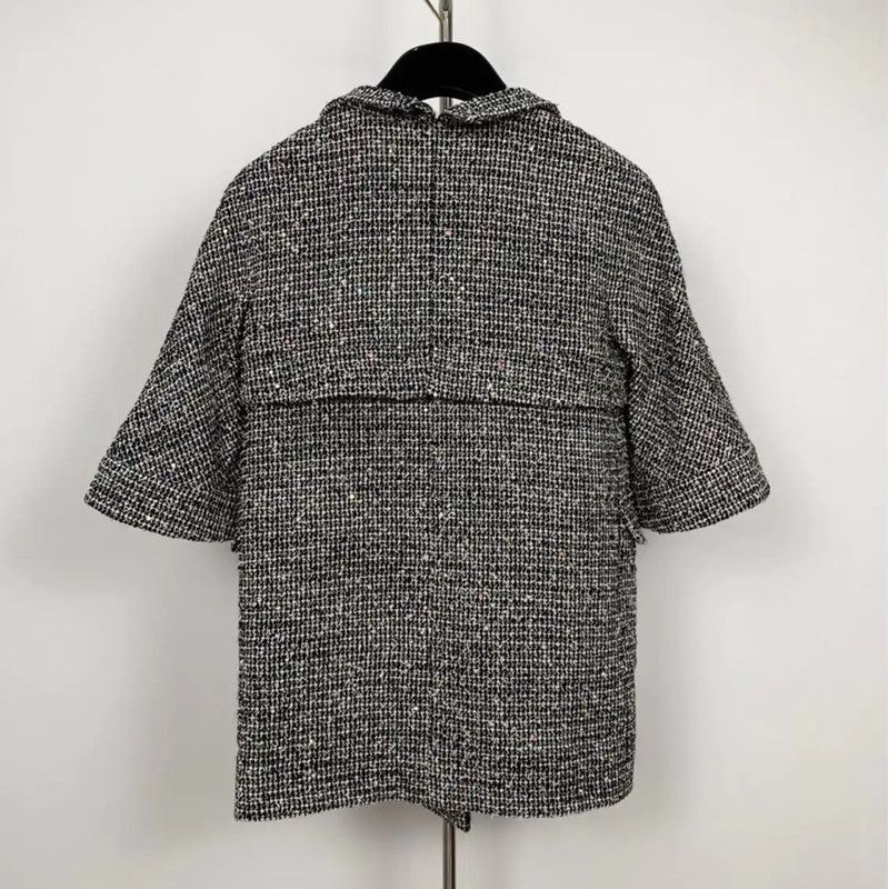 Chanel Chanel Gray Cotton Women's Pullover Sweater 0089 Size XS / US 0-2 / IT 36-38 - 2 Thumbnail