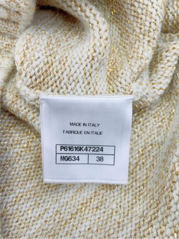 Chanel Chanel Multicolor Cotton Blend Long Sleeve Sweater 0089 Size S / US 4 / IT 40 - 9 Thumbnail