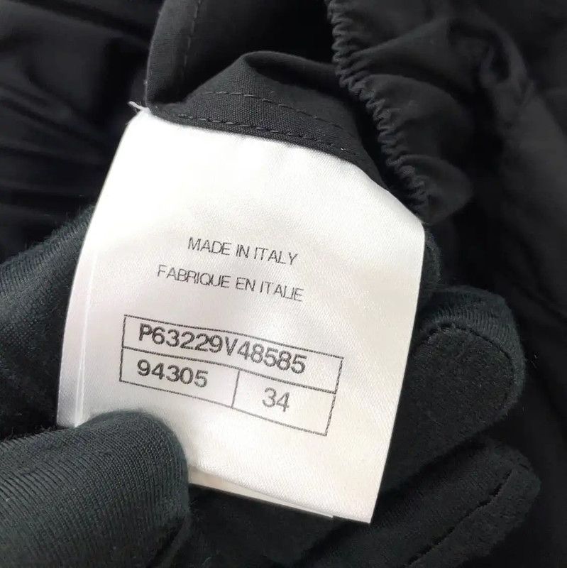 Chanel Chanel Black Cotton Blend Women's Shorts 0089 Size 23" - 9 Thumbnail