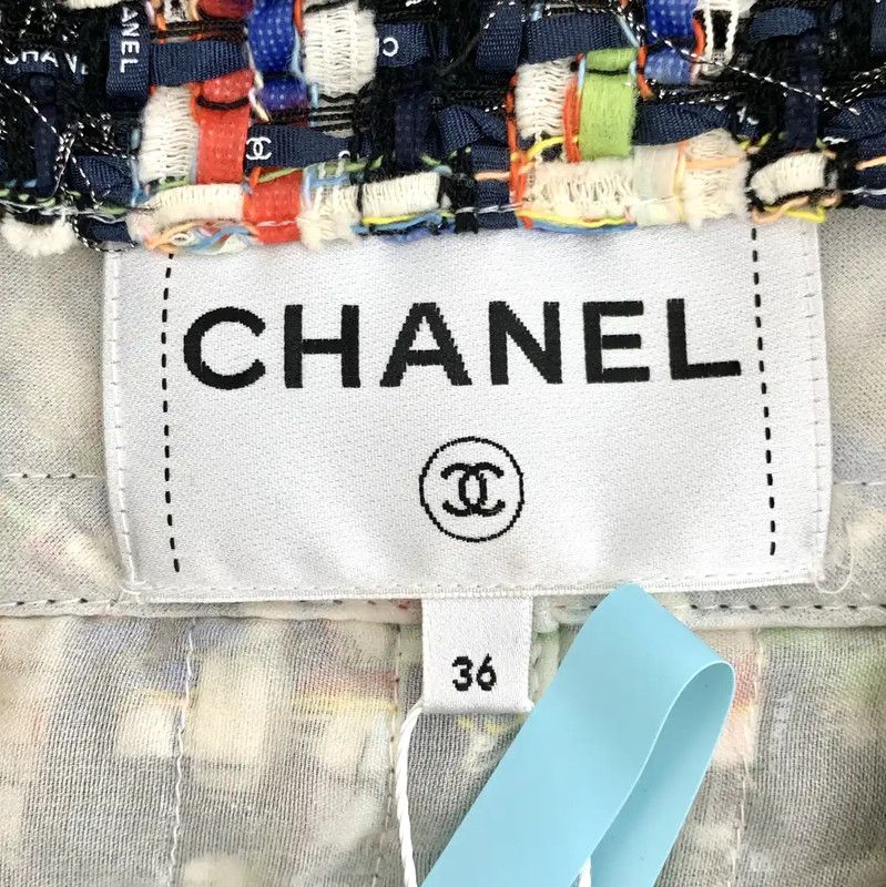 Chanel Chanel Colorful Cotton Women's Jacket 0089 Size XS / US 0-2 / IT 36-38 - 7 Thumbnail