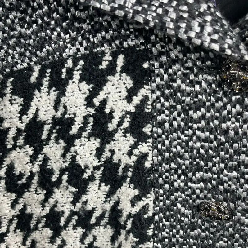 Chanel Chanel Gray Wool Cardigan with Hood 0089 Size M / US 6-8 / IT 42-44 - 3 Thumbnail