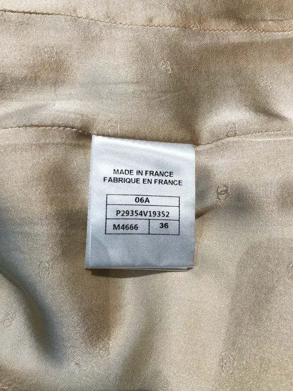 Chanel Chanel Beige Wool Blend Jacket with Black Trim 0089 Size M / US 6-8 / IT 42-44 - 6 Thumbnail