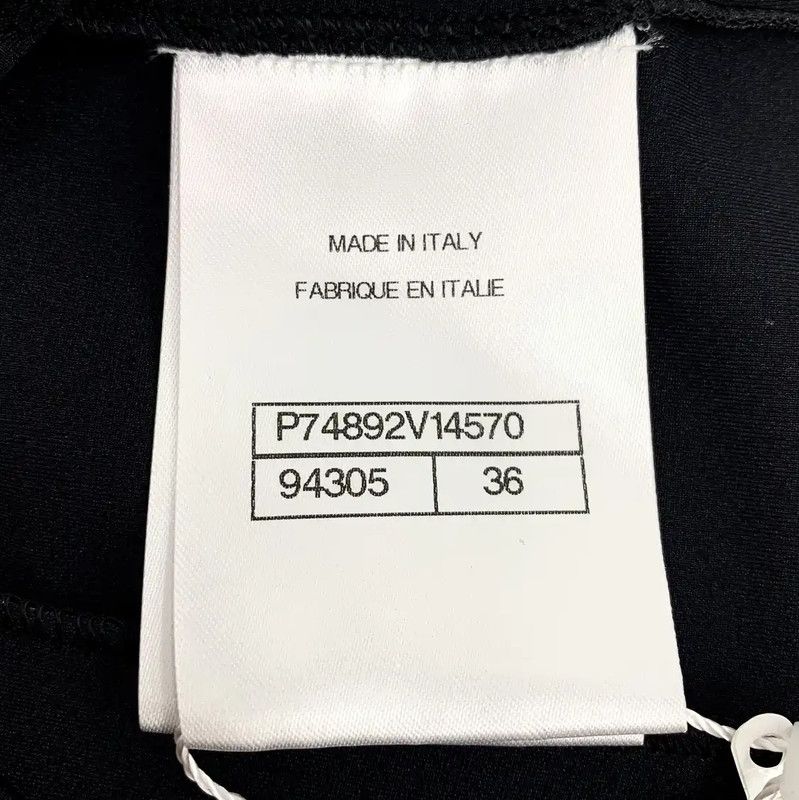 Chanel Chanel Black Off-Shoulder Short Sleeve Top 0089 Size XS / US 0-2 / IT 36-38 - 6 Thumbnail
