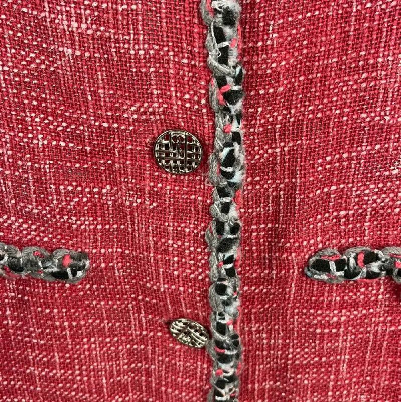 Chanel Chanel Color-Block Tweed Women's Jacket 0089 Size M / US 6-8 / IT 42-44 - 3 Thumbnail