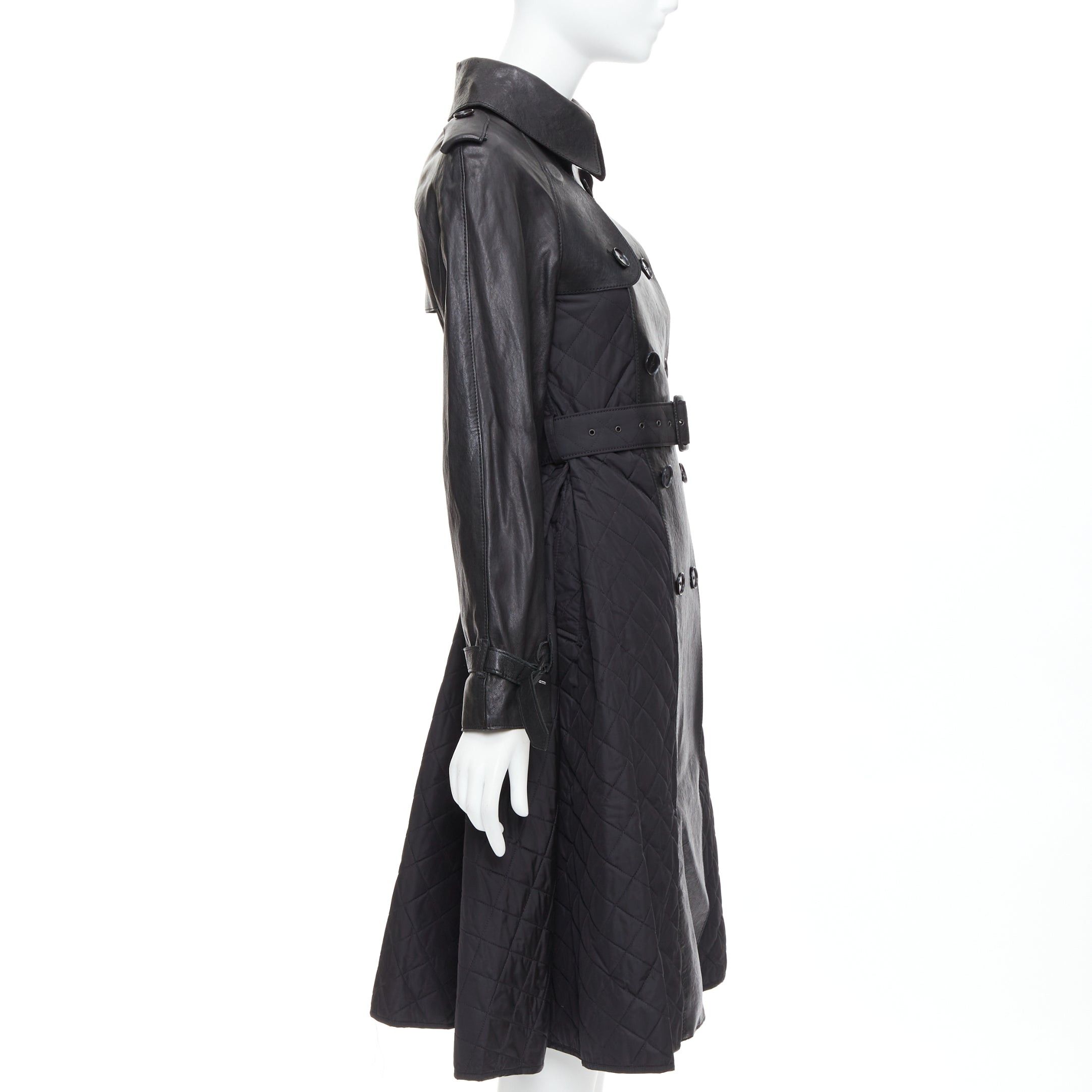Jean Paul Gaultier JEAN PAUL GAULTIER Vintage faux leather reversed quilted trench coat IT38 XS Size XS / US 0-2 / IT 36-38 - 4 Thumbnail