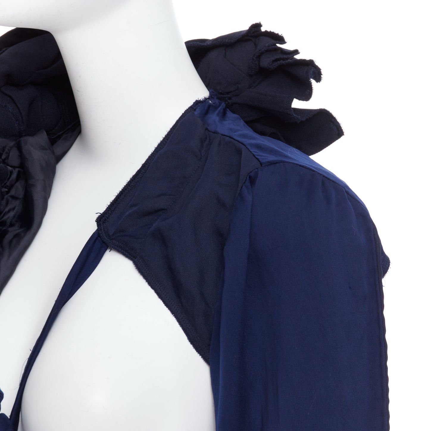 Comme des Garcons rare COMME DES GARCONS 2011 Runway twist knot deconstructed half tie jacket S Size S / US 4 / IT 40 - 10 Thumbnail