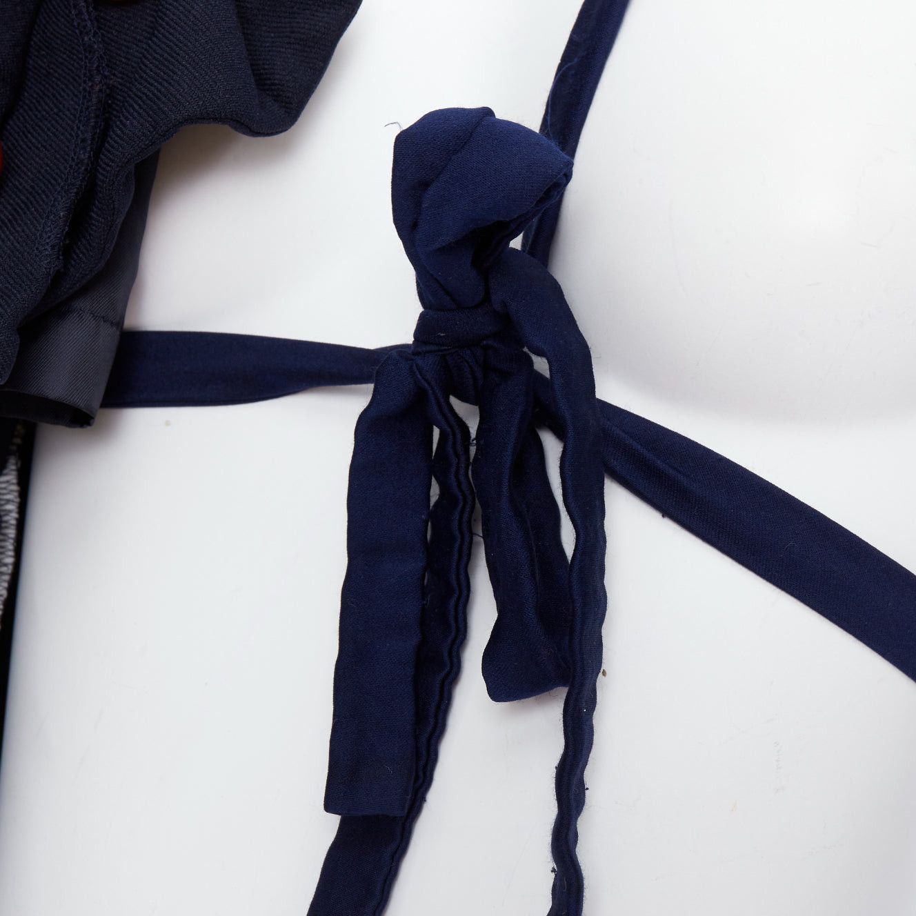 Comme des Garcons rare COMME DES GARCONS 2011 Runway twist knot deconstructed half tie jacket S Size S / US 4 / IT 40 - 9 Thumbnail