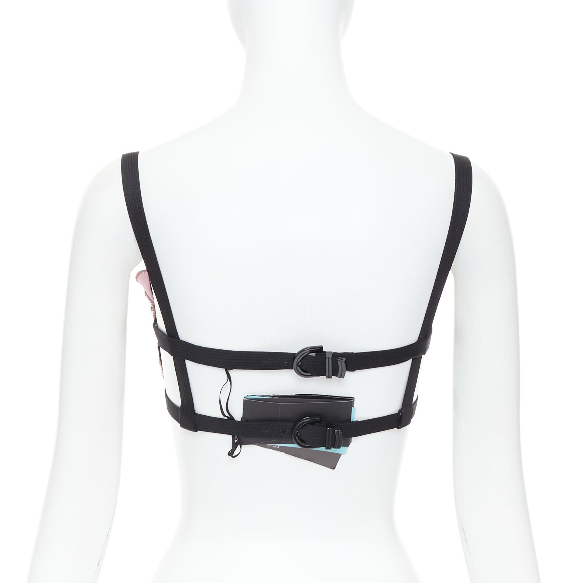 Versace rare VERSACE Dua Lipa 2023 La Vacanza Runway crystal butterfly bondage bra IT36 XXS Size XS / US 0-2 / IT 36-38 - 5 Thumbnail