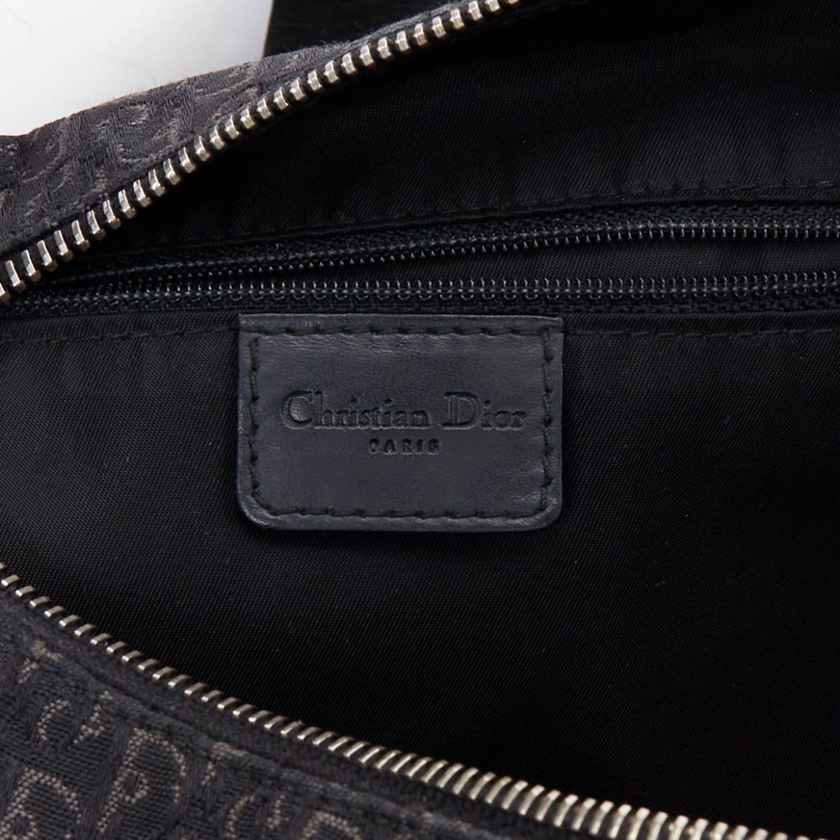 Dior CHRISTIAN DIOR John Galliano Street Chic Hobo black Diorissimo crossbody bag Size ONE SIZE - 10 Thumbnail