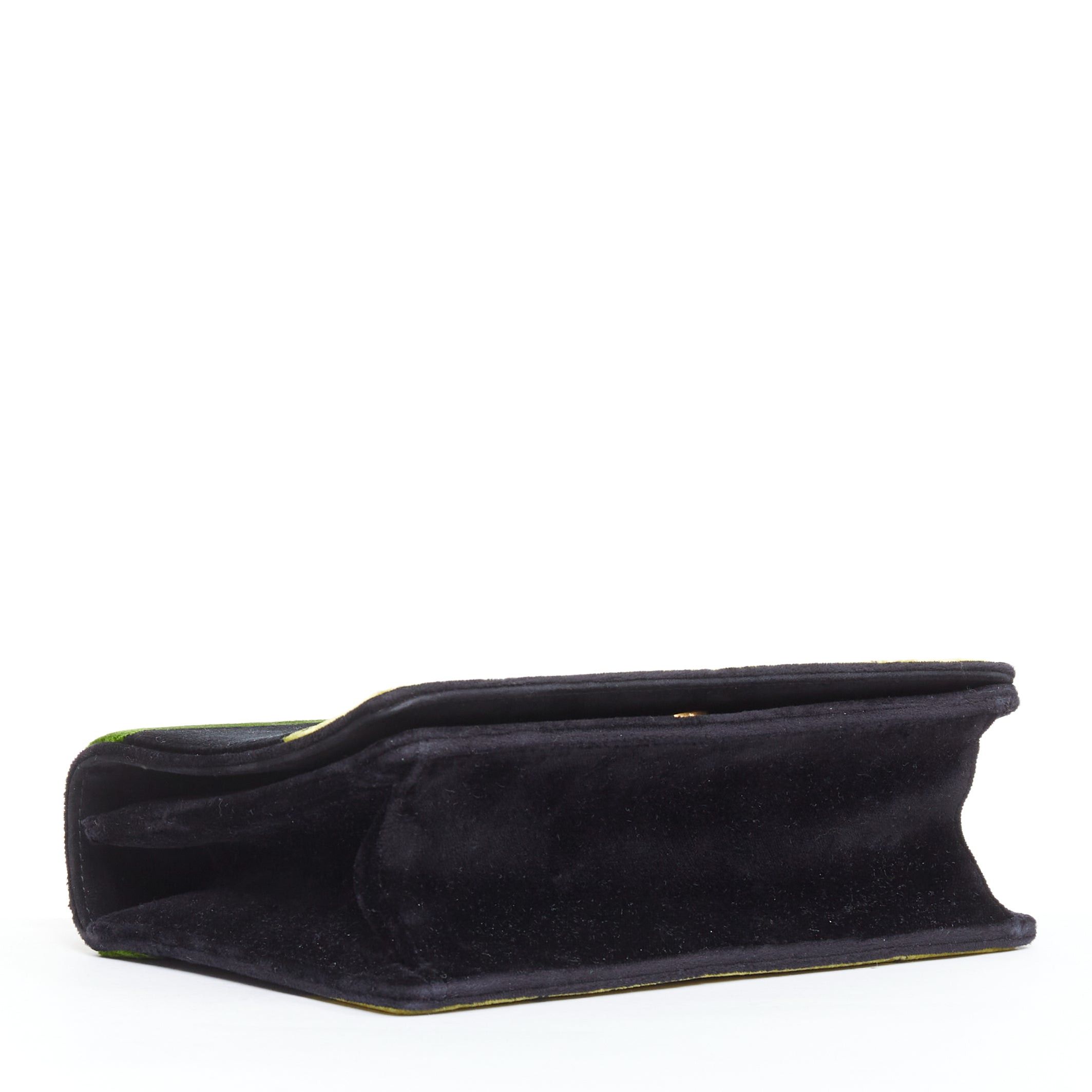 Prada PRADA Cahier velvet tromp loeil print crossbody box bag Size ONE SIZE - 6 Thumbnail
