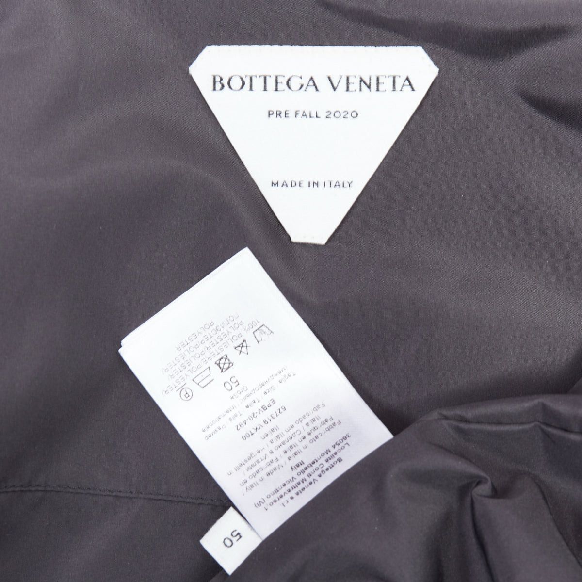 Bottega Veneta BOTTEGA VENETA 2020 dark grey nylon button anorak shell jacket IT50 L Size US L / EU 52-54 / 3 - 9 Thumbnail