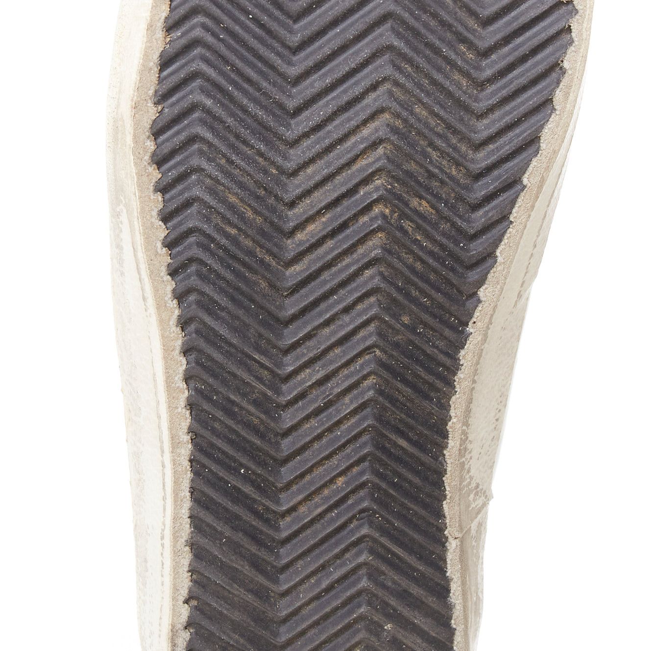 Golden Goose GOLDEN GOOSE Super Star silver crystal strass white distressed sneakers EU36 Size US 6 / IT 36 - 8 Thumbnail