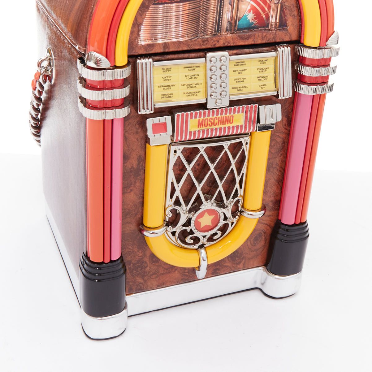 Moschino rare MOSCHINO 2022 Runway Jeremy Scott Diner Jukebox crossbody bag Size ONE SIZE - 8 Thumbnail