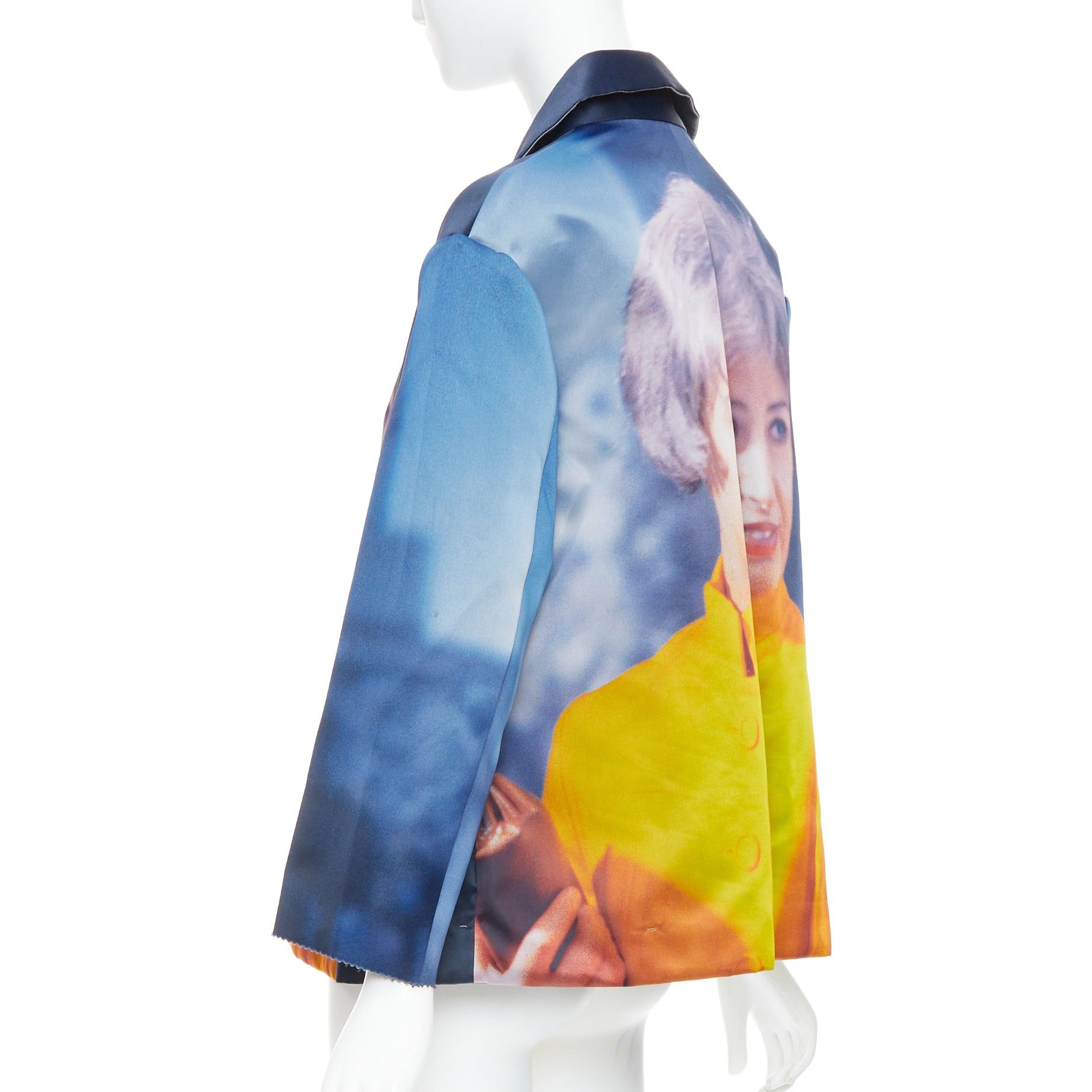 Undercover rare UNDERCOVER Cindy Sherman print blue yellow polyester silk jacket JP2 M Size M / US 6-8 / IT 42-44 - 6 Thumbnail