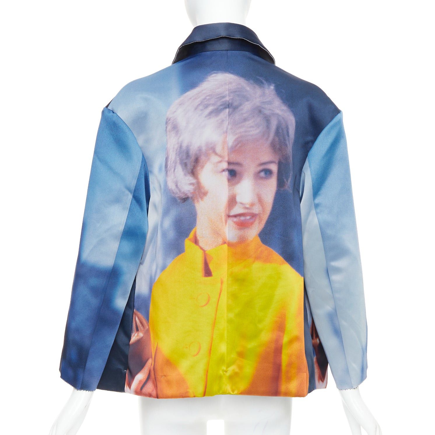 Undercover rare UNDERCOVER Cindy Sherman print blue yellow polyester silk jacket JP2 M Size M / US 6-8 / IT 42-44 - 5 Thumbnail