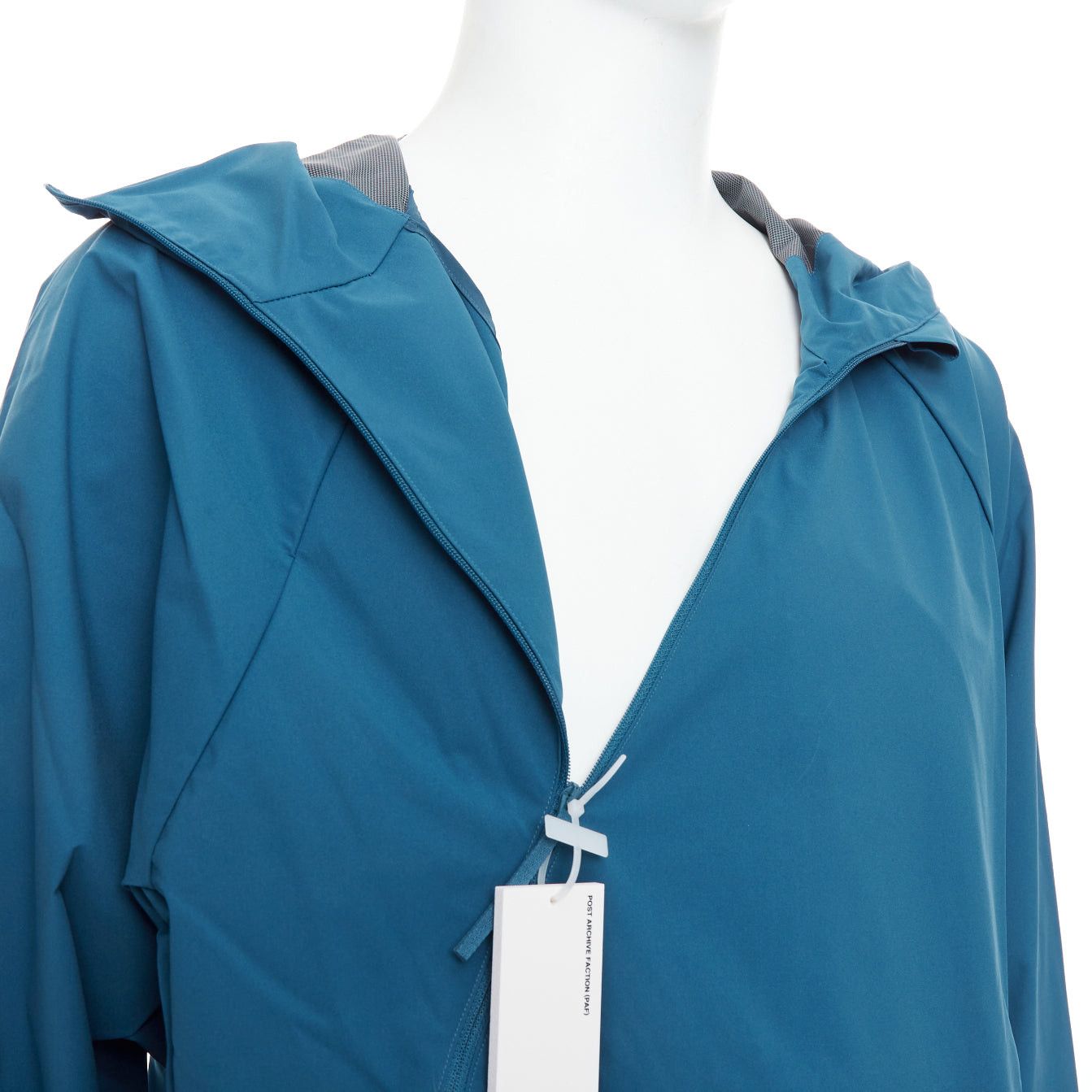 POST ARCHIVE FACTION (PAF) POST ARCHIVE FACTION 6.0 Technical Center teal blue side zip jacket XL Size US XL / EU 56 / 4 - 7 Thumbnail