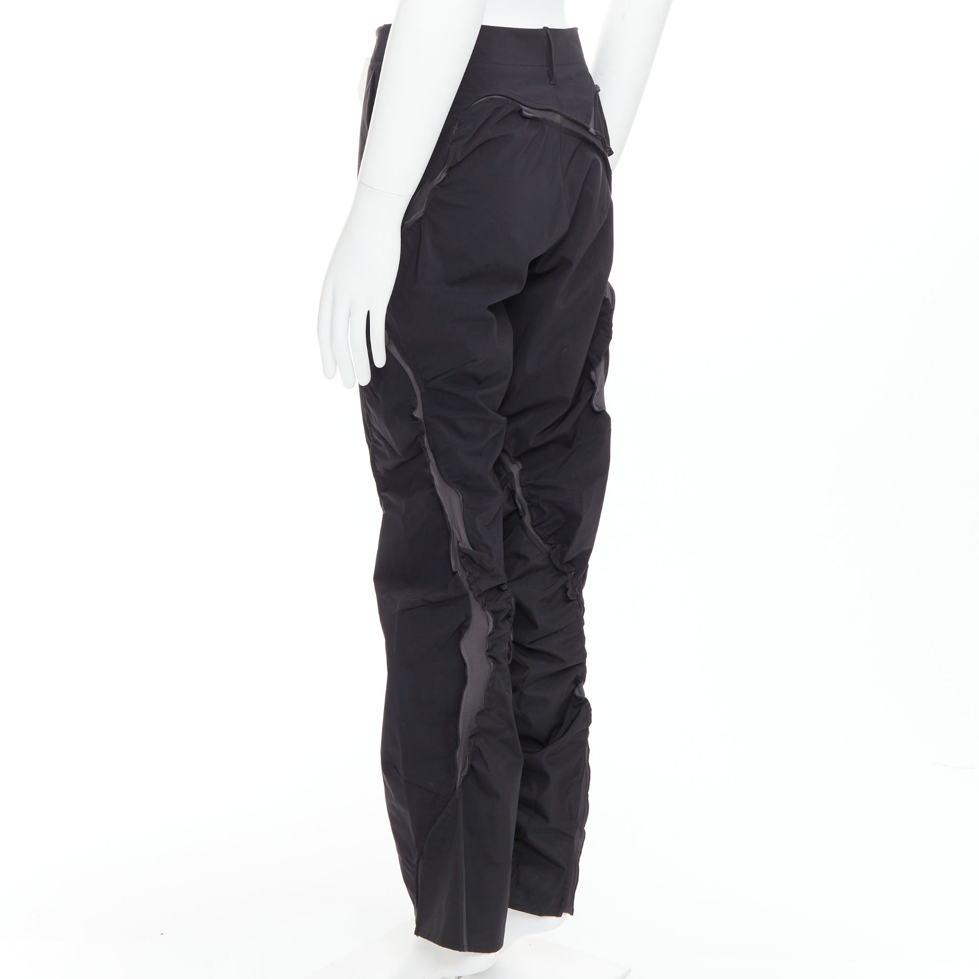 POST ARCHIVE FACTION (PAF) POST ARCHIVE FACTION 6.0 Technical Left black deconstructed pants S Size US 28 / EU 44 - 6 Thumbnail