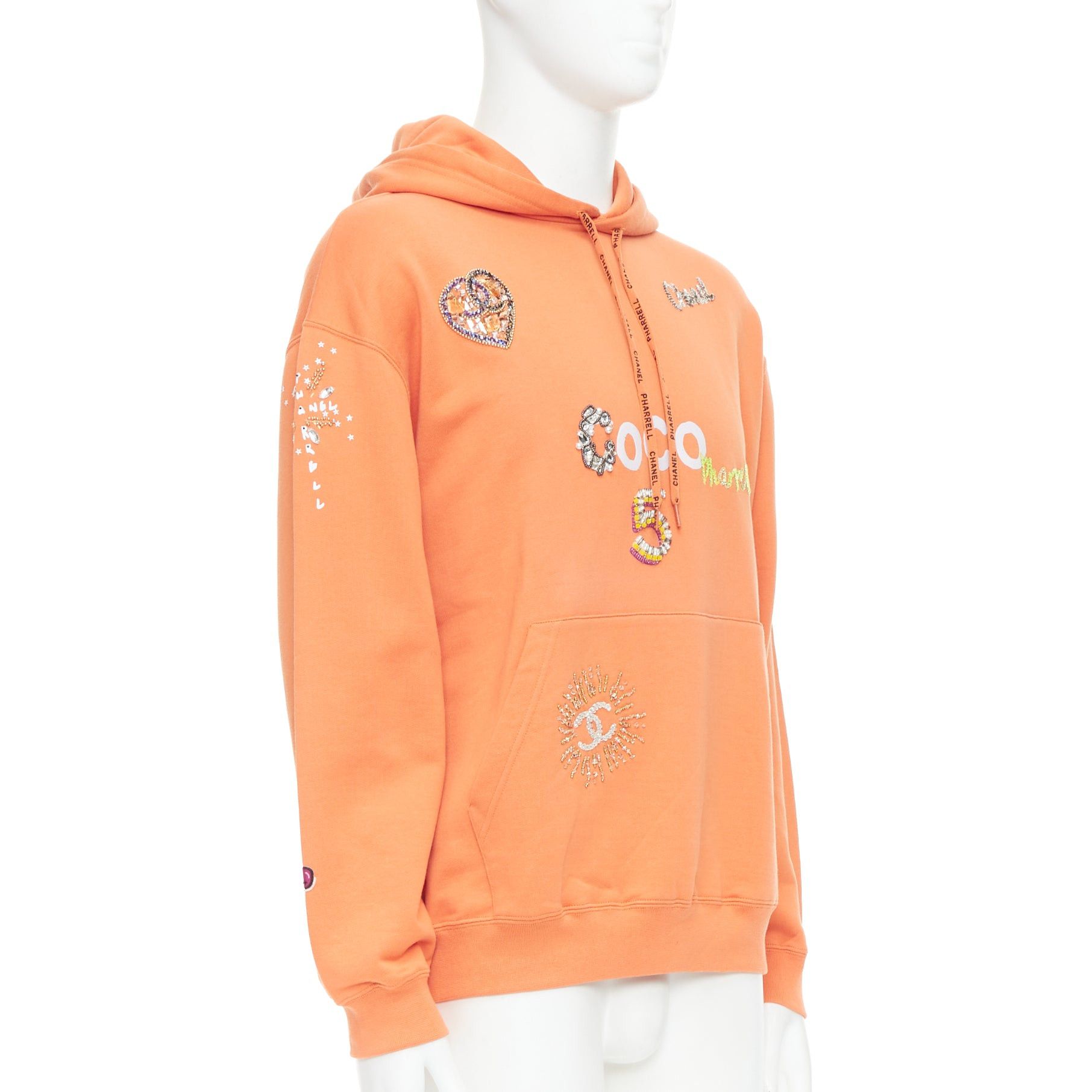 Chanel CHANEL Pharrell Williams 19D orange lesage crystal embroidered hoodie M Size US M / EU 48-50 / 2 - 3 Thumbnail