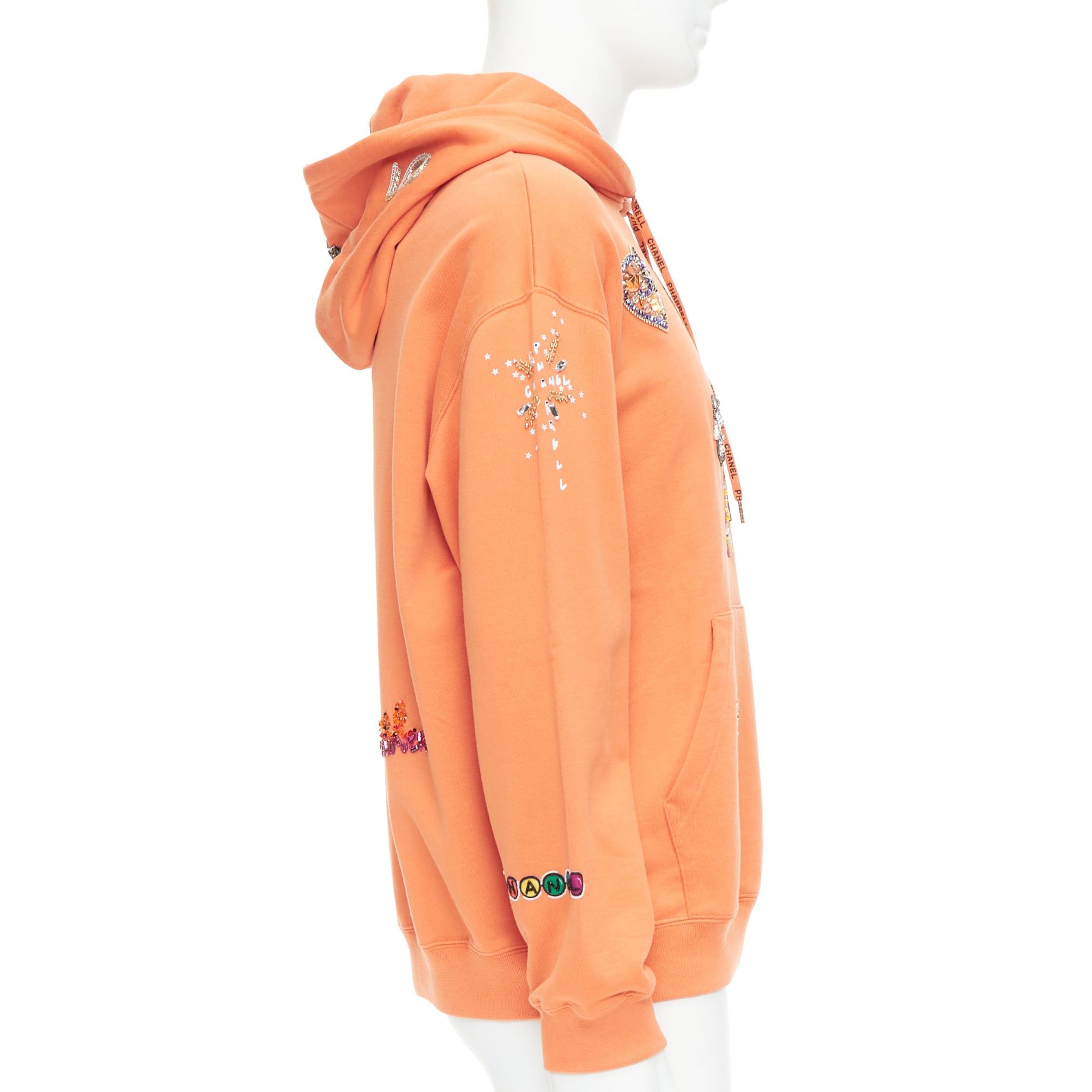 Chanel CHANEL Pharrell Williams 19D orange lesage crystal embroidered hoodie M Size US M / EU 48-50 / 2 - 4 Thumbnail