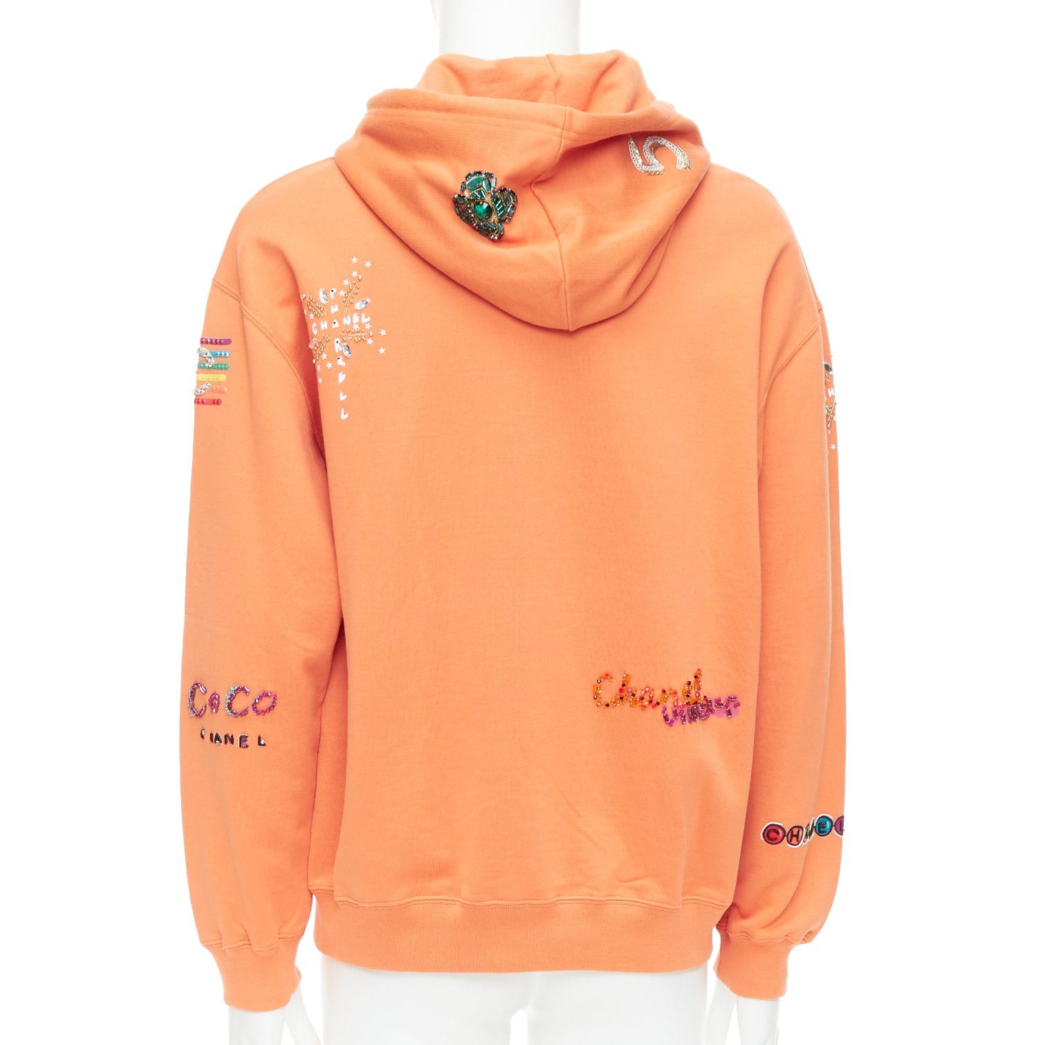 Chanel CHANEL Pharrell Williams 19D orange lesage crystal embroidered hoodie M Size US M / EU 48-50 / 2 - 5 Thumbnail