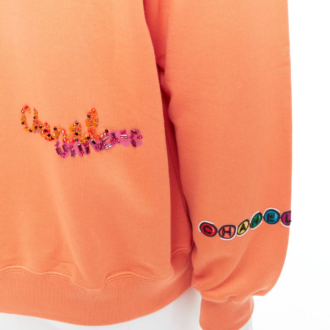 Chanel CHANEL Pharrell Williams 19D orange lesage crystal embroidered hoodie M Size US M / EU 48-50 / 2 - 2 Thumbnail