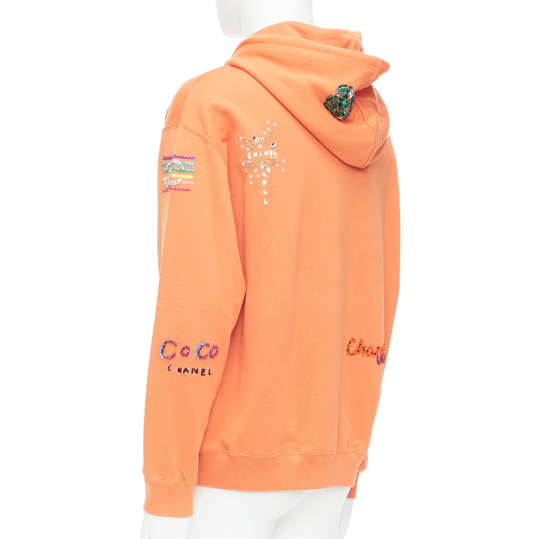 Chanel CHANEL Pharrell Williams 19D orange lesage crystal embroidered hoodie M Size US M / EU 48-50 / 2 - 6 Thumbnail
