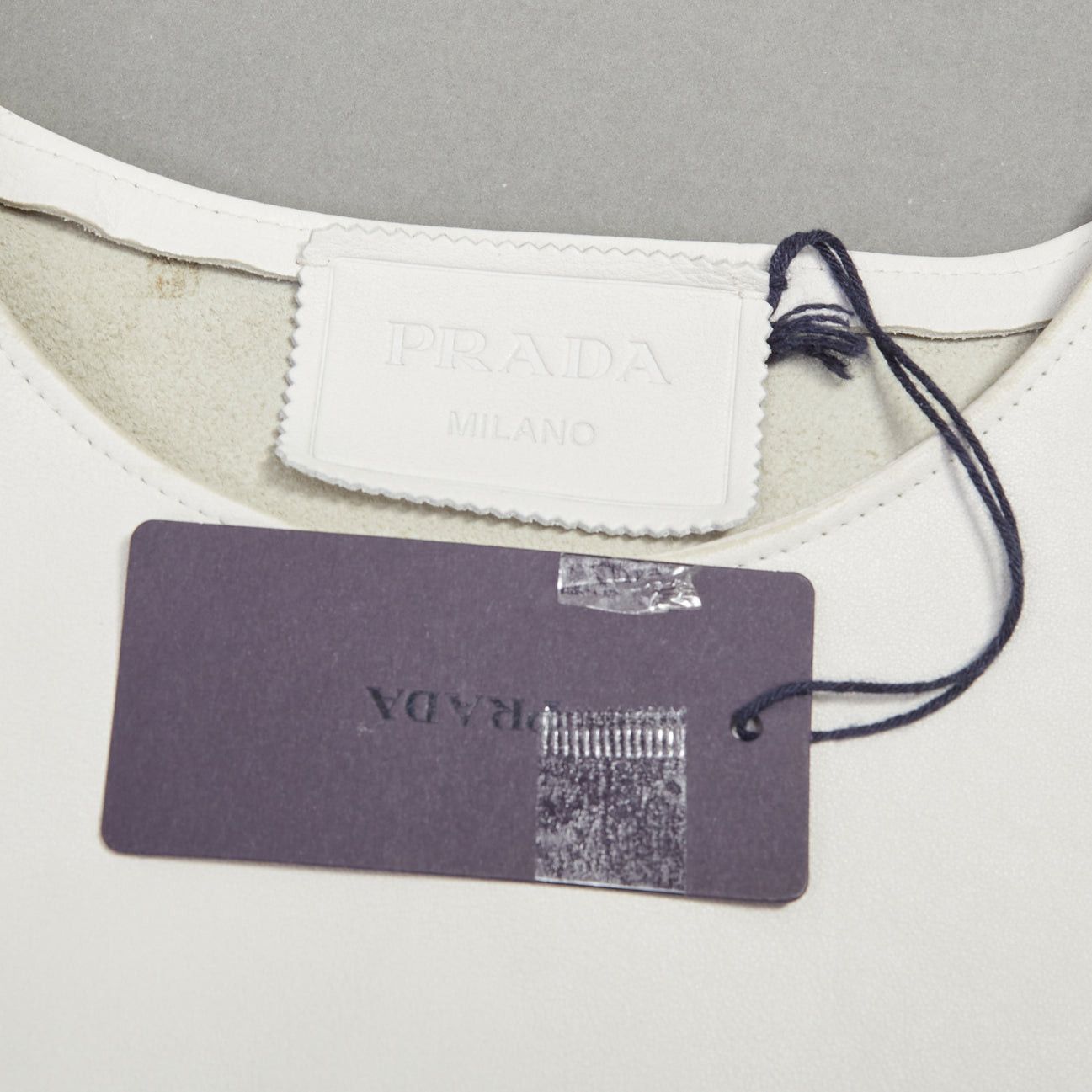 Prada rare PRADA 2023 Runway Raf Simons Vitello white calfskin leather buckle vest IT50 L Size US L / EU 52-54 / 3 - 9 Thumbnail