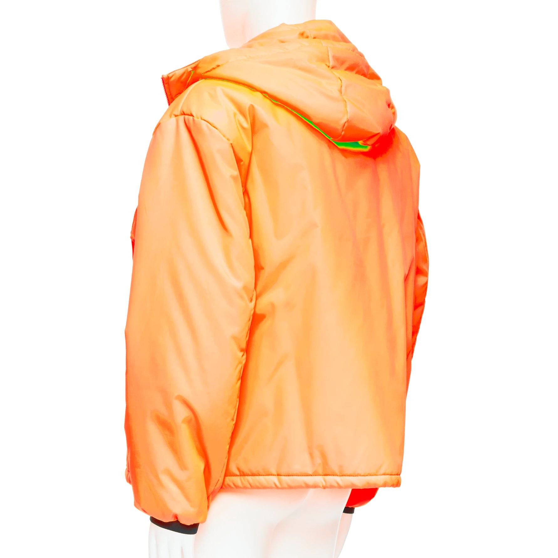 Prada PRADA 2018 Linea Rossa Primaloft neon orange puffer M Kanye West Size US M / EU 48-50 / 2 - 6 Thumbnail