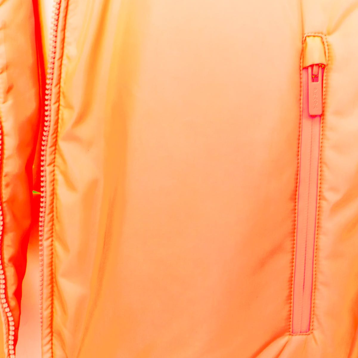 Prada PRADA 2018 Linea Rossa Primaloft neon orange puffer M Kanye West Size US M / EU 48-50 / 2 - 7 Thumbnail