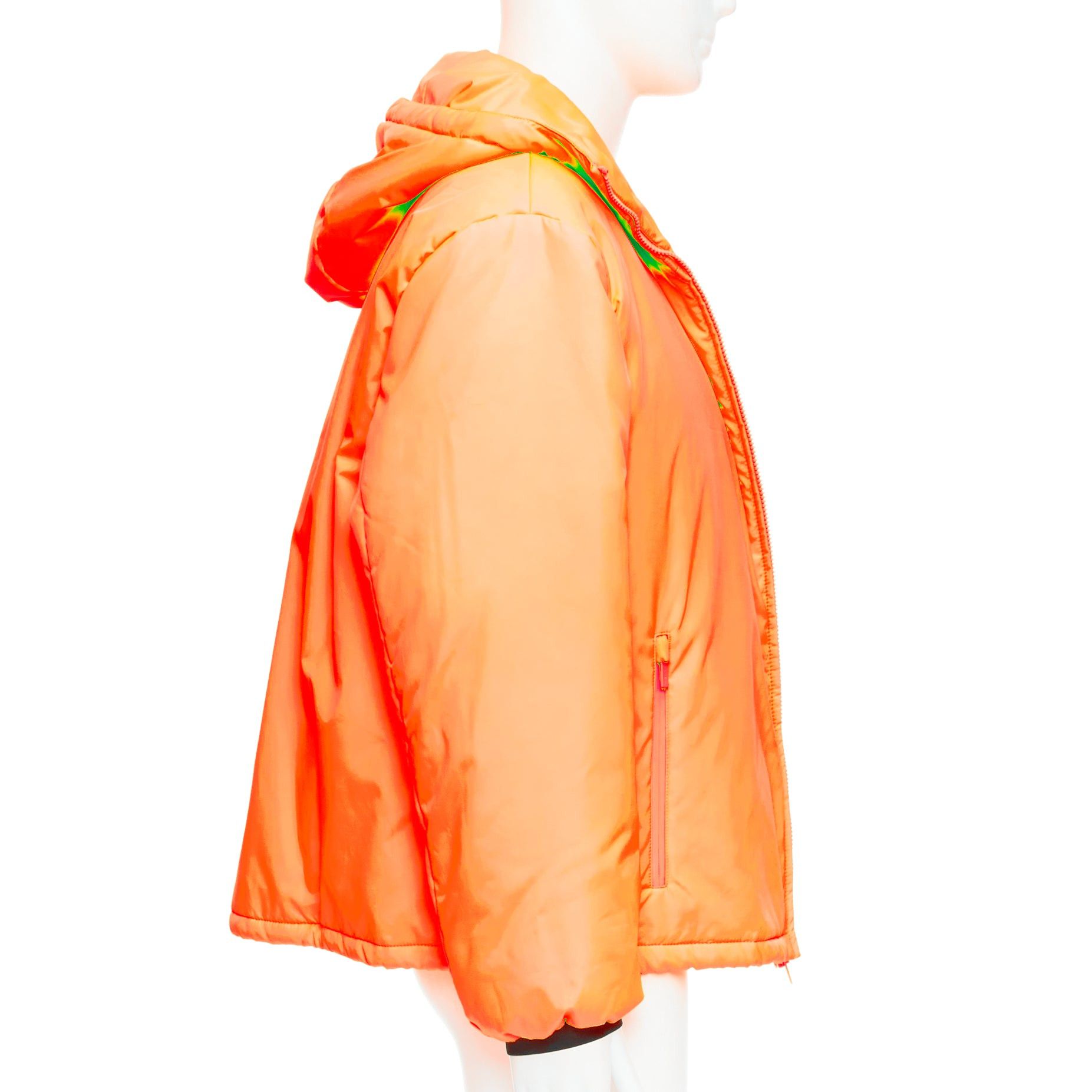 Prada PRADA 2018 Linea Rossa Primaloft neon orange puffer M Kanye West Size US M / EU 48-50 / 2 - 4 Thumbnail