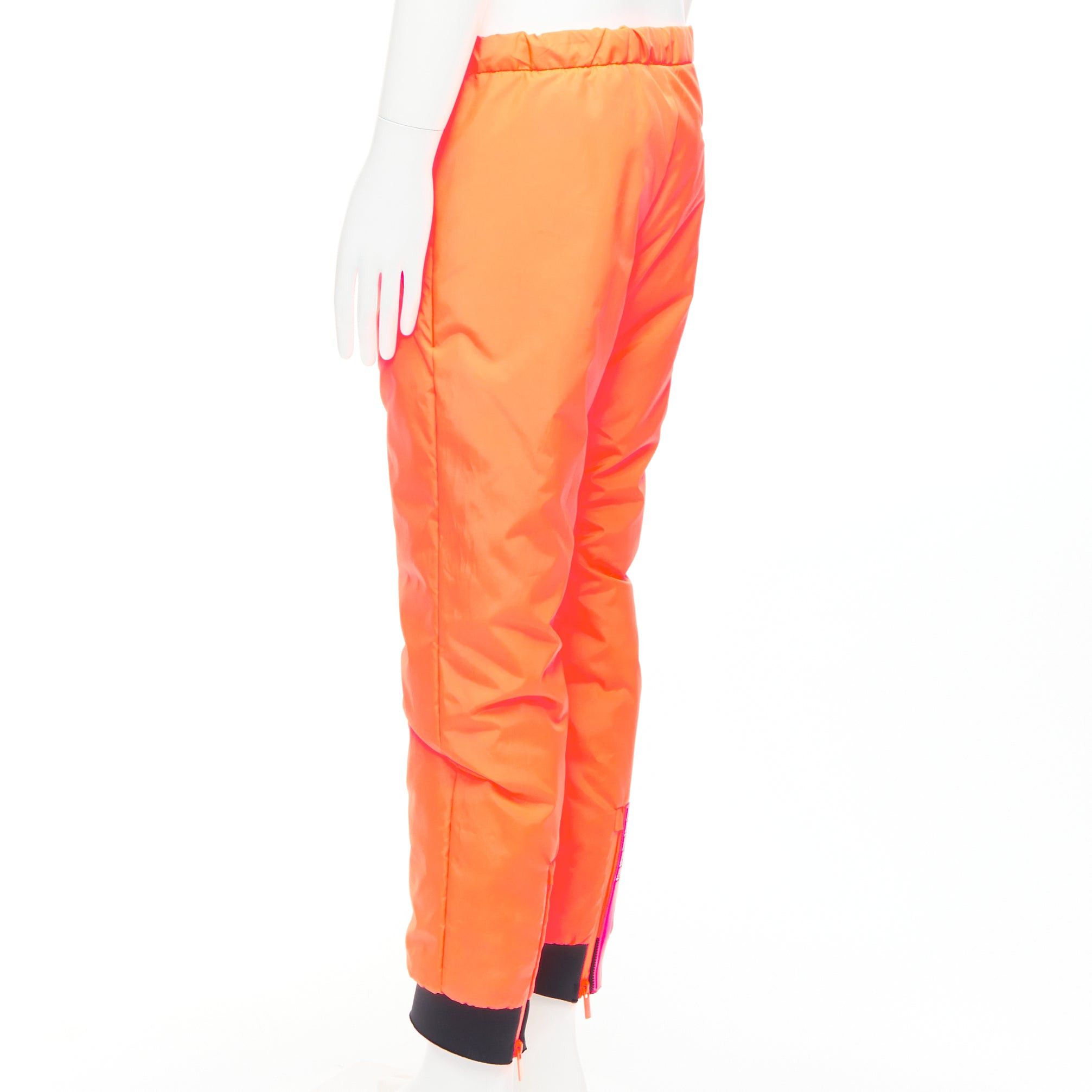 Prada PRADA 2018 Linea Rossa SPG52M Primaloft Coral neon orange insulated pants M Size US 30 / EU 46 - 6 Thumbnail