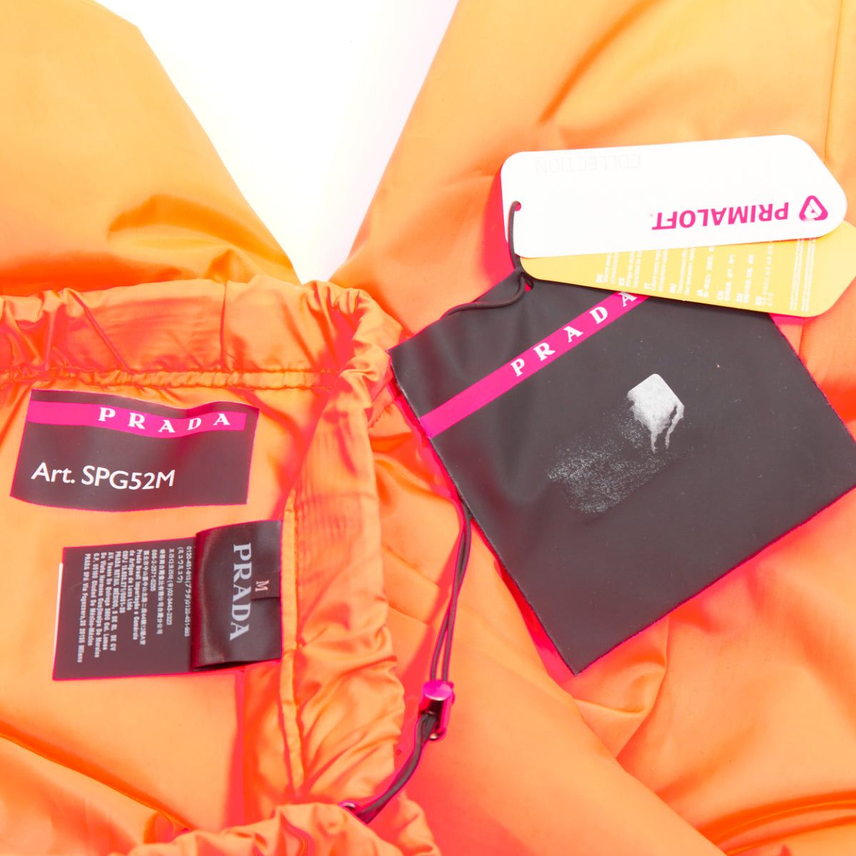 Prada PRADA 2018 Linea Rossa SPG52M Primaloft Coral neon orange insulated pants M Size US 30 / EU 46 - 8 Thumbnail