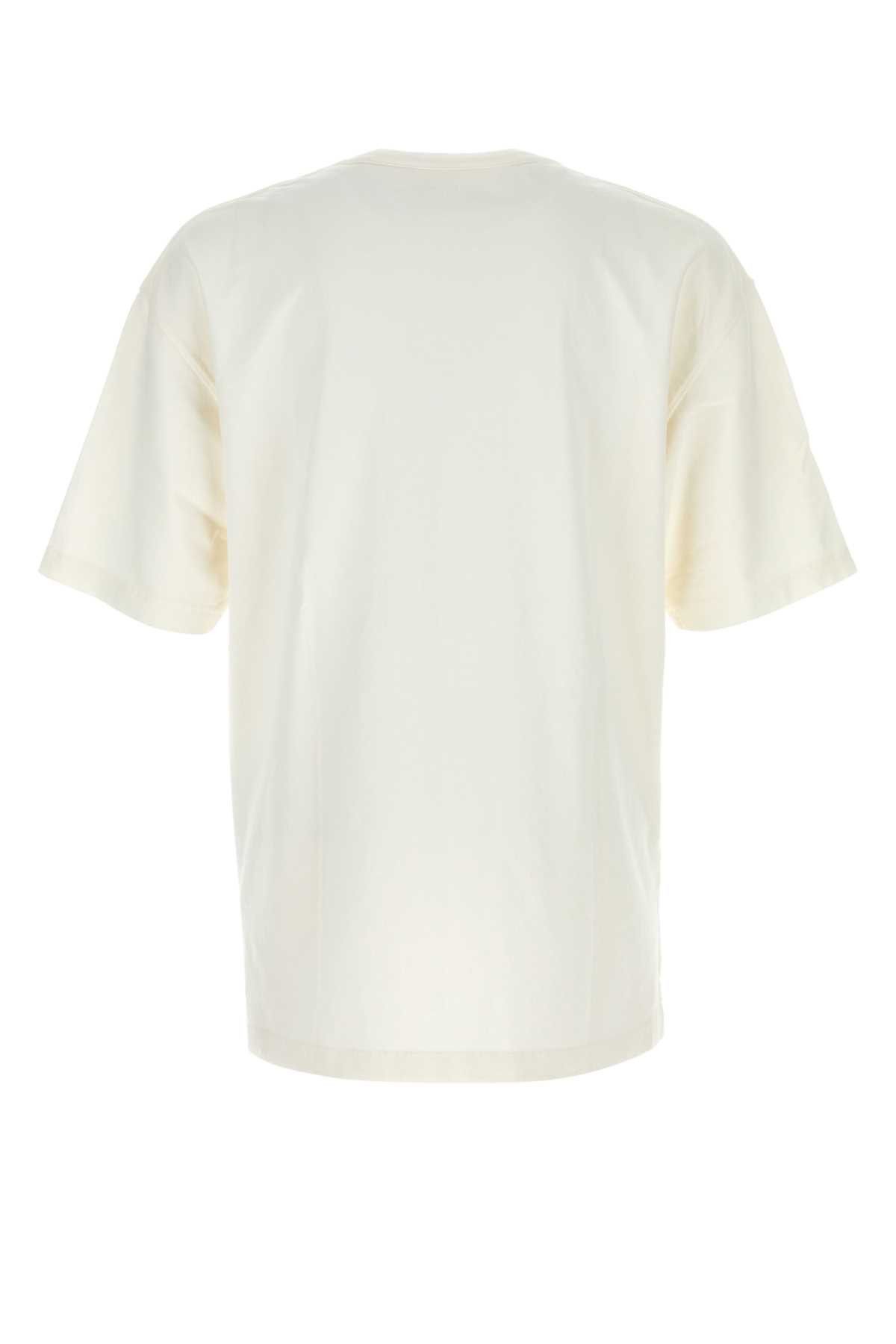 Lemaire White Cotton Oversize T-Shirt Size US XL / EU 56 / 4 - 2 Thumbnail