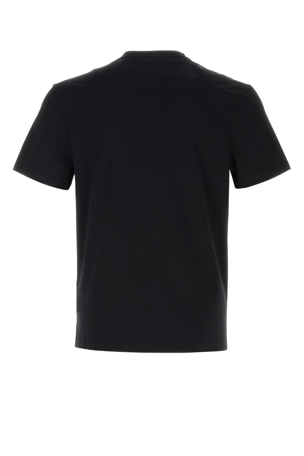 Prada Black Cotton T-Shirt Size US M / EU 48-50 / 2 - 2 Thumbnail