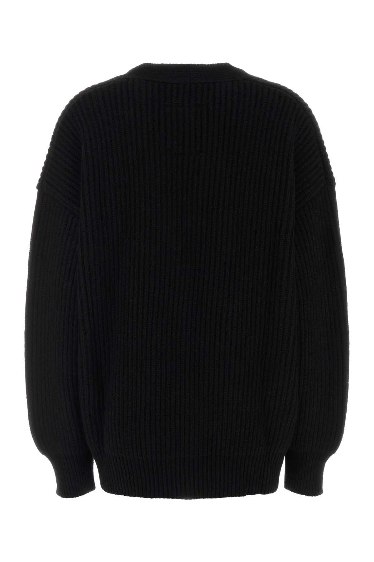 Uma Wang Black Cashmere Oversize Cardigan Size M / US 6-8 / IT 42-44 - 2 Thumbnail